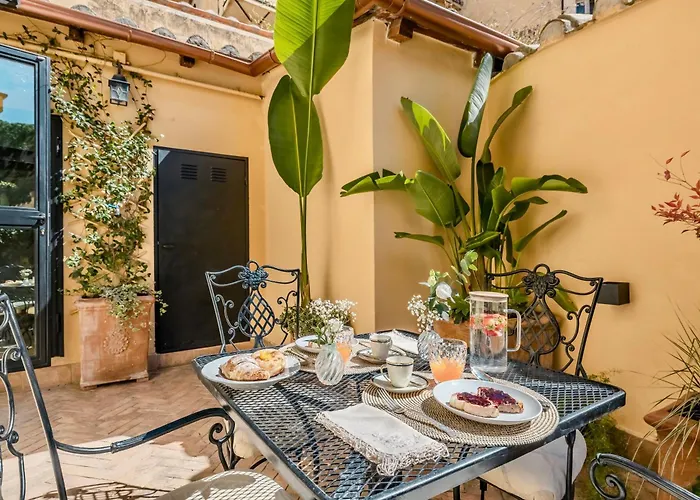 Apartment Colosseum 1 Min Design With Private Courtyard *